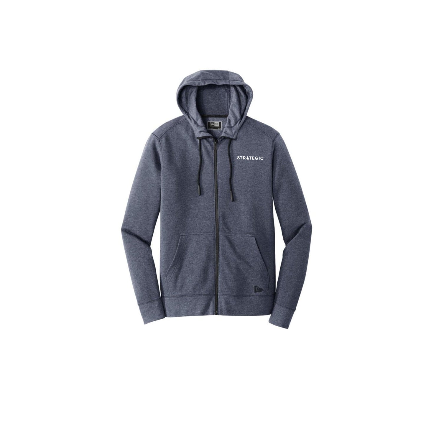 New Era Men's Tri-Blend Fleece Full-Zip Hoodie