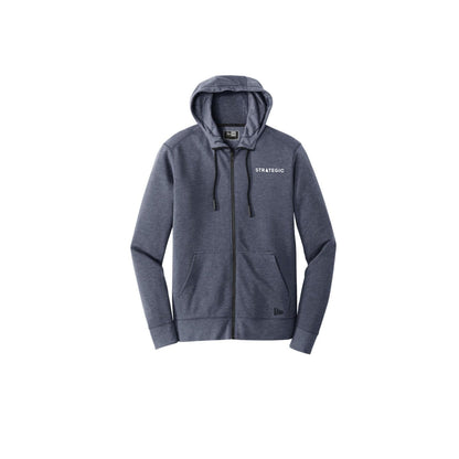 New Era Men's Tri-Blend Fleece Full-Zip Hoodie
