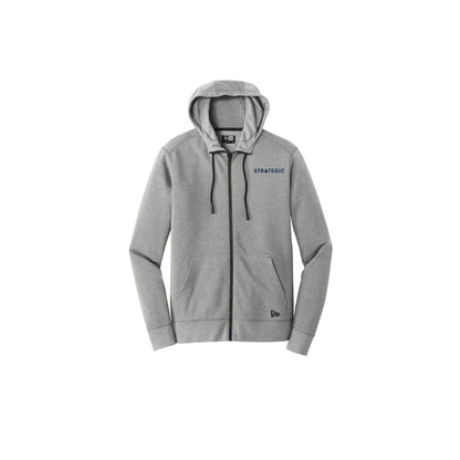 New Era Men's Tri-Blend Fleece Full-Zip Hoodie